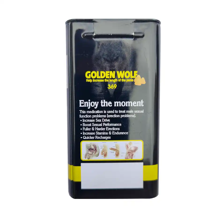 Goldenwolf 250mg male enhancement pill with Sildenafil 100mg